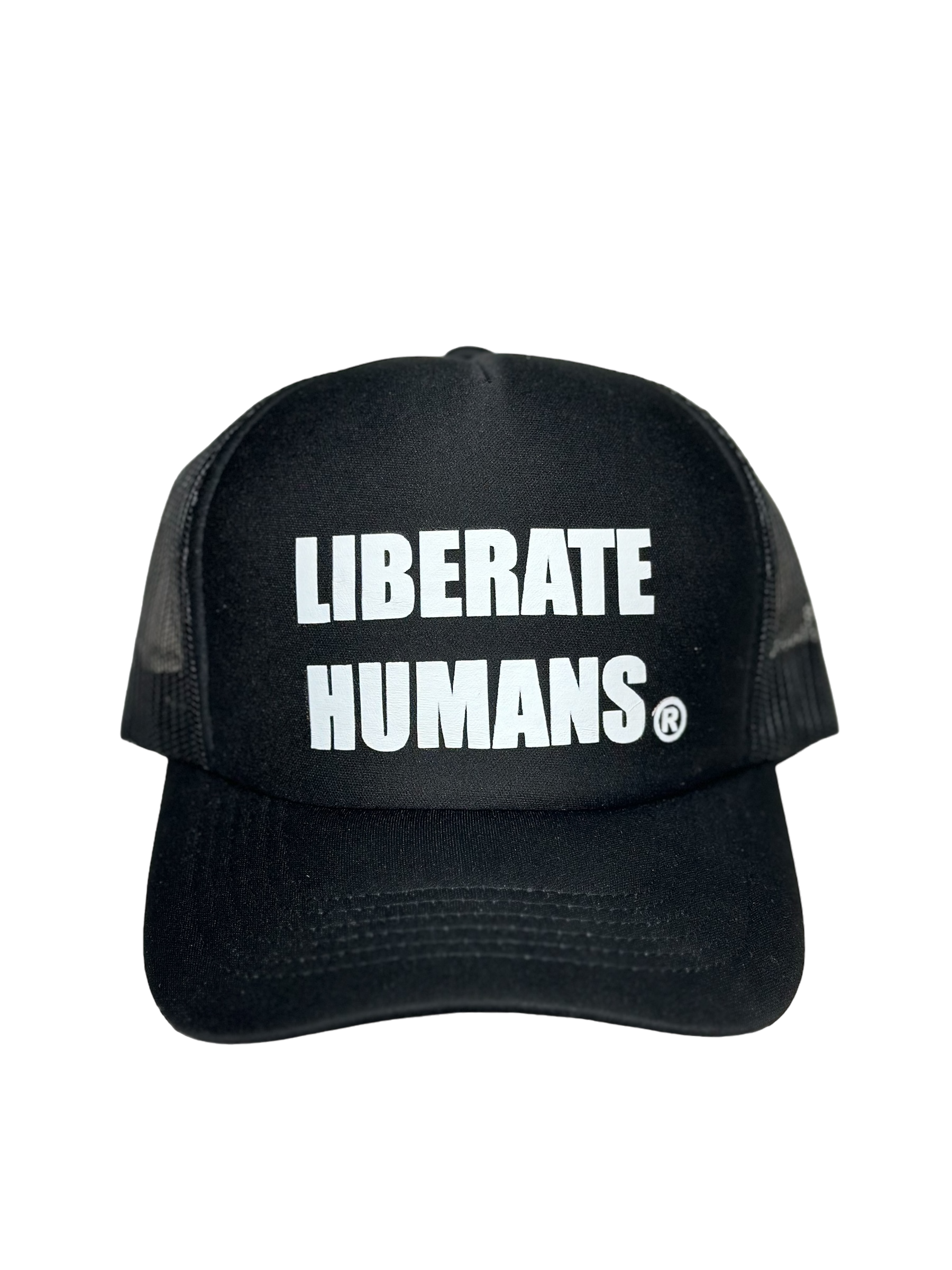 LIBERATE HUMANS Trucker Hat - Black