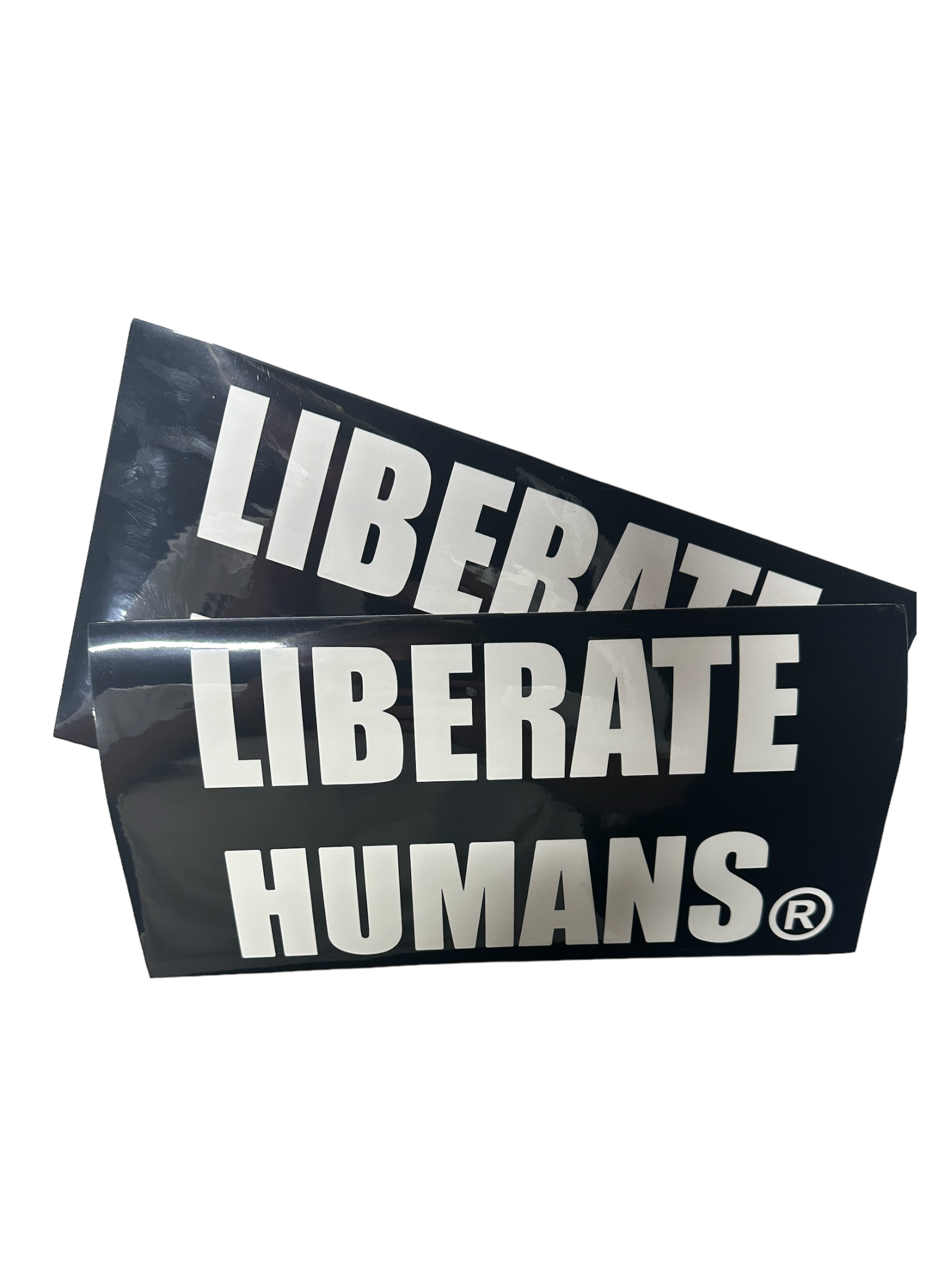 LIBERATE HUMANS TAG STICKER